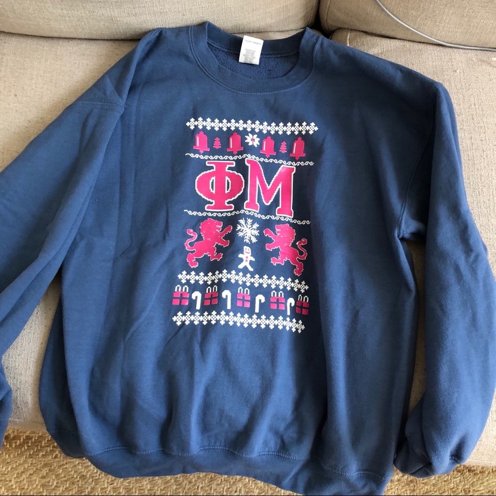 Phi Mu Christmas sweatshirt